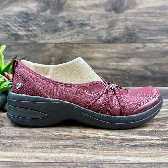 NIB Bzees Rosie 8M Comfort Slip On Shoes Flats Loafers Wine - Picture 6 of 12